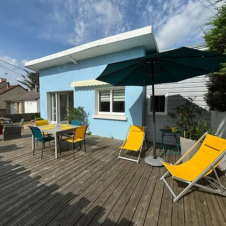 C'Est Une Maison Bleue, Juste A Cote De La Plage... Barneville-Carteret Exterior foto